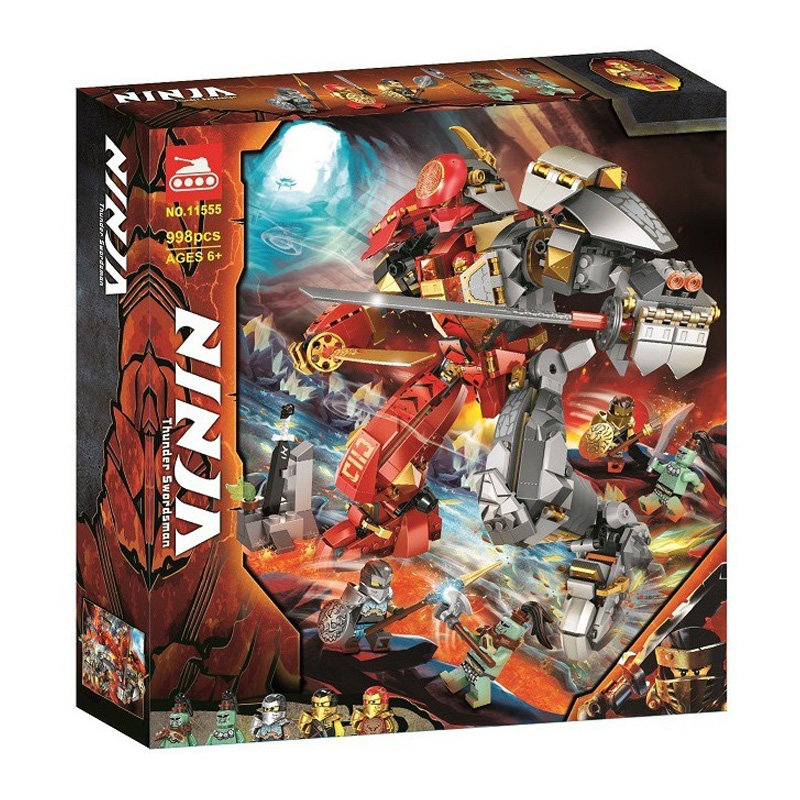 Конструктор аналог Lego Ninjago 71720 Каменный робот огня