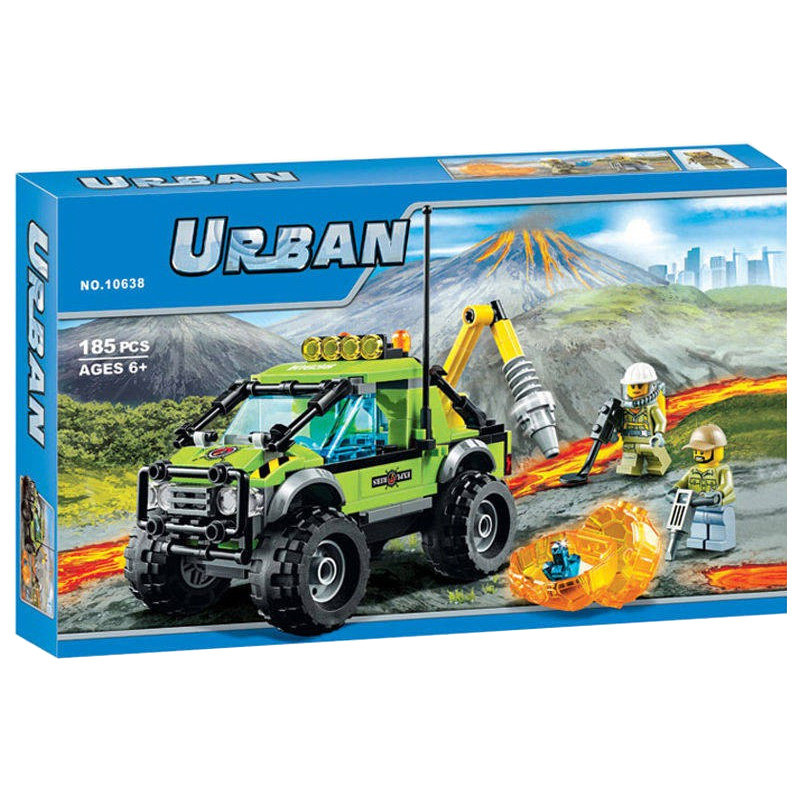 Конструктор Bela аналог Lego City 60121 Грузовик исследователей вулканов