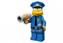71005-15 Chief Wiggum - Коллекционная минифигурка Лего Симпсоны 71005-15