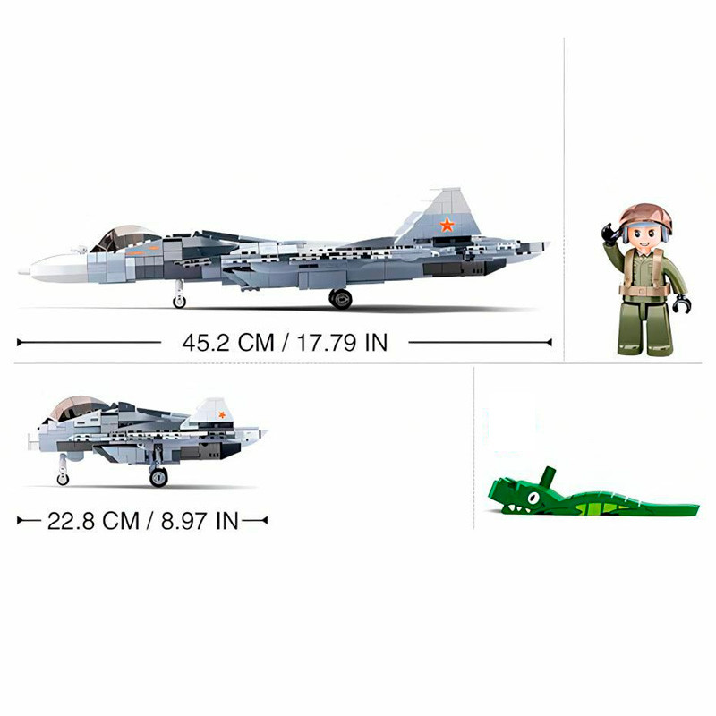 Конструктор Sluban Истребитель СУ-57