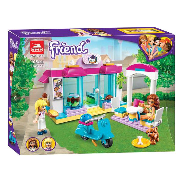 Конструктор LARI аналог Lego Friends 41440 Пекарня Хартлейк-Сити