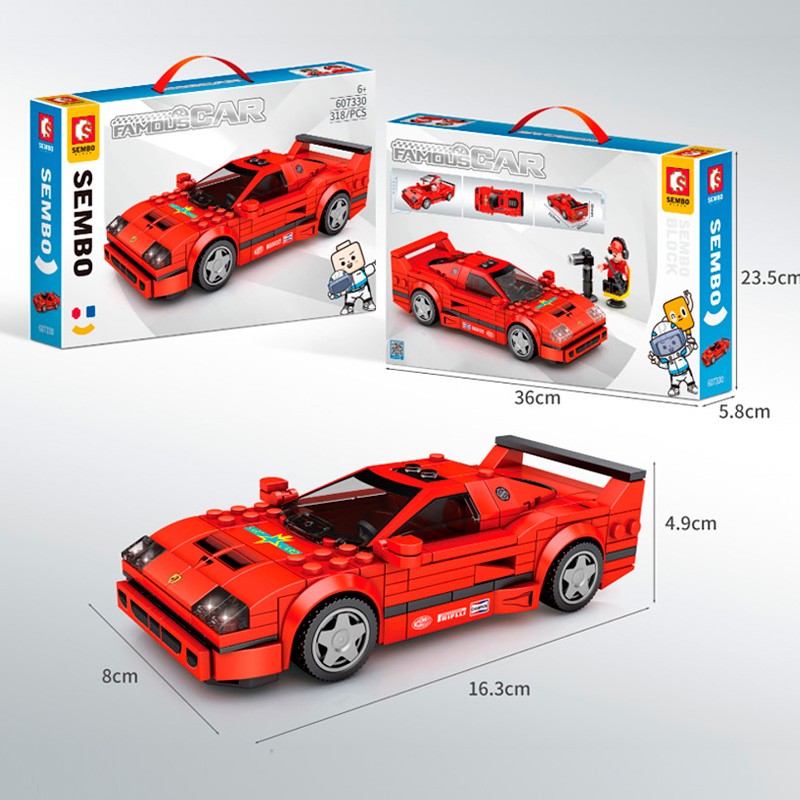 Конструктор Sembo Block Спорткар Ferrari F40