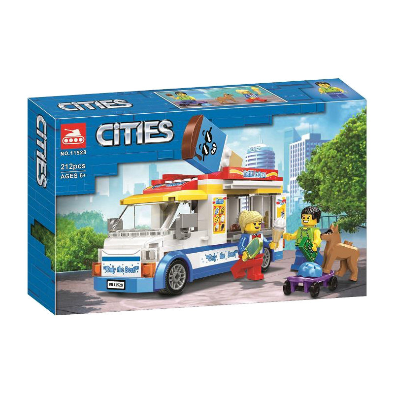 Конструктор аналог Lego City 60253 Грузовик мороженщика