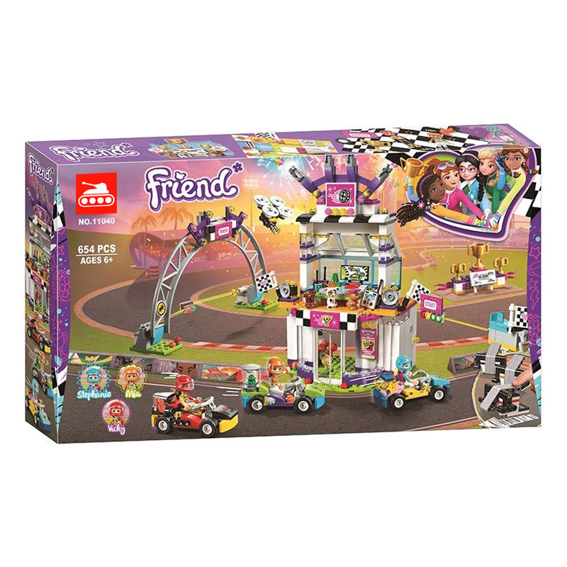 Конструктор аналог Lego Friends 41352 Большая гонка