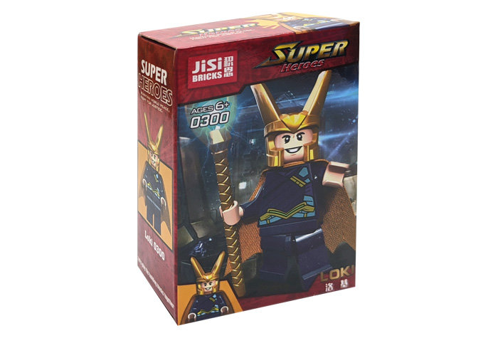 Конструктор JiSi Bricks (Decool) Супергерои: большой набор минифигурок 16 шт