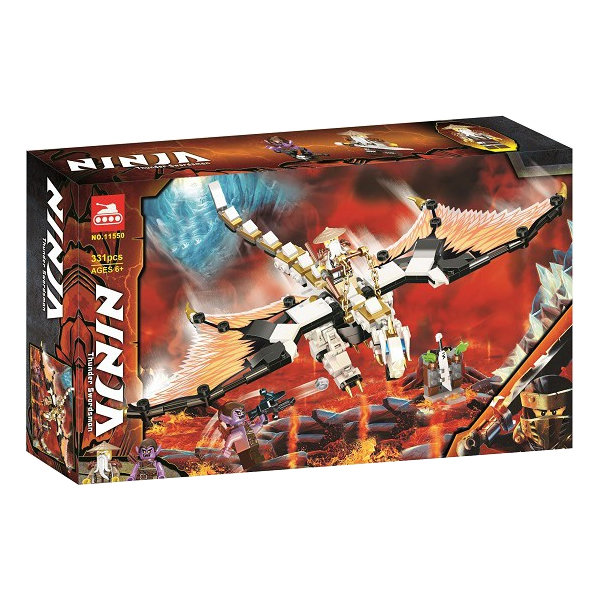 Конструктор аналог Lego Ninjago 71718 Боевой дракон Мастера Ву