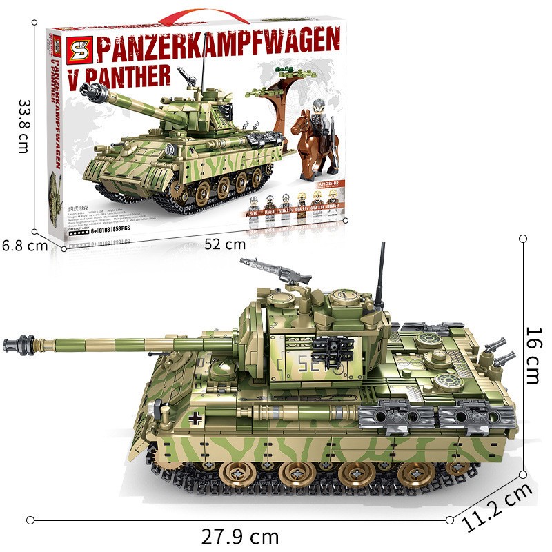 Конструктор SY Немецкий танк Panzerkampfwagen V Panther