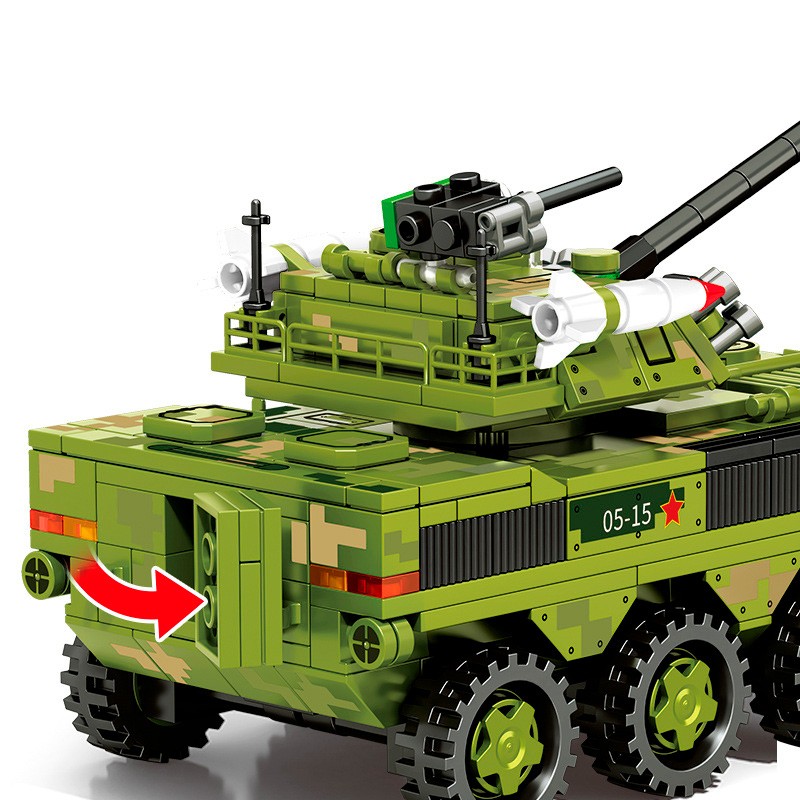 Конструктор Sembo Block Боевая машина пехоты ZBL-09