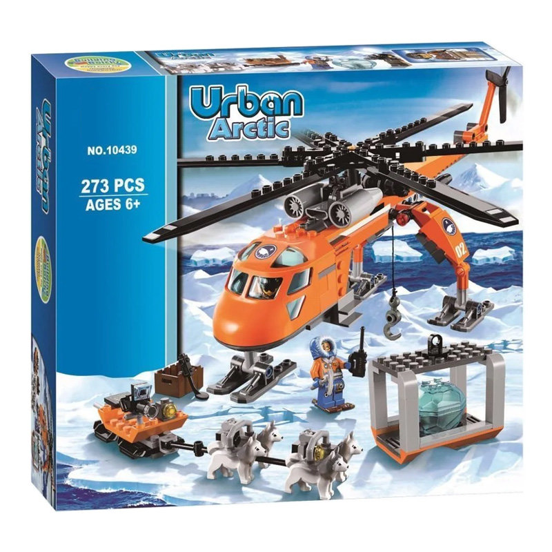 Конструктор Bela аналог Lego City 60034 Арктический вертолёт