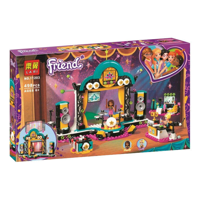 Конструктор Lari аналог Lego Friends 41368 Шоу талантов