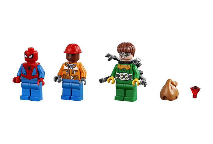 Конструктор BELA аналог LEGO 76134 Человек-Паук: похищение бриллиантов Доктором Осьминогом