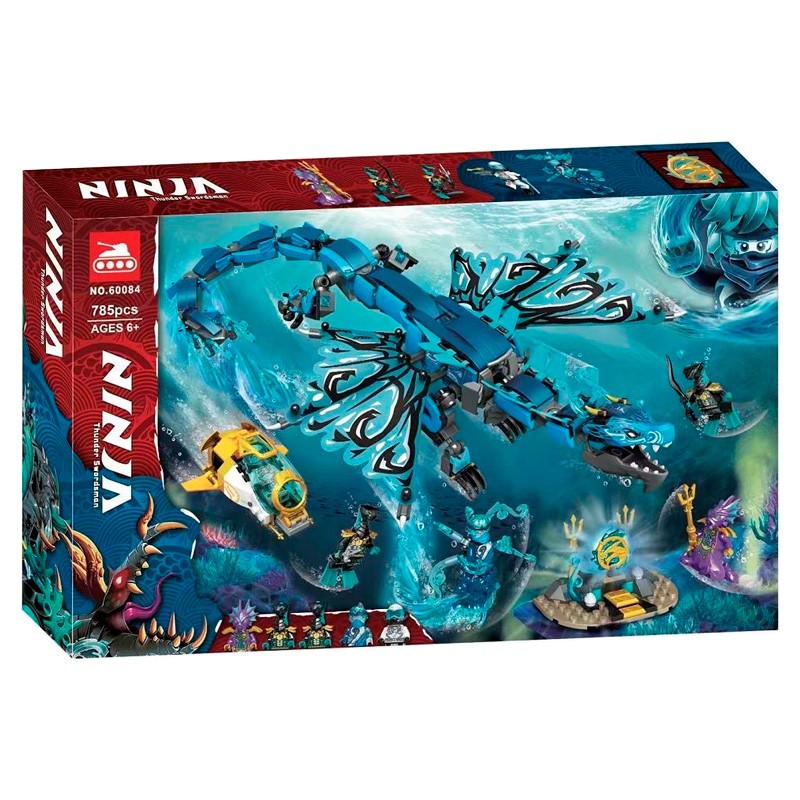 Конструктор аналог Lego Ninjago 71754 Водный дракон