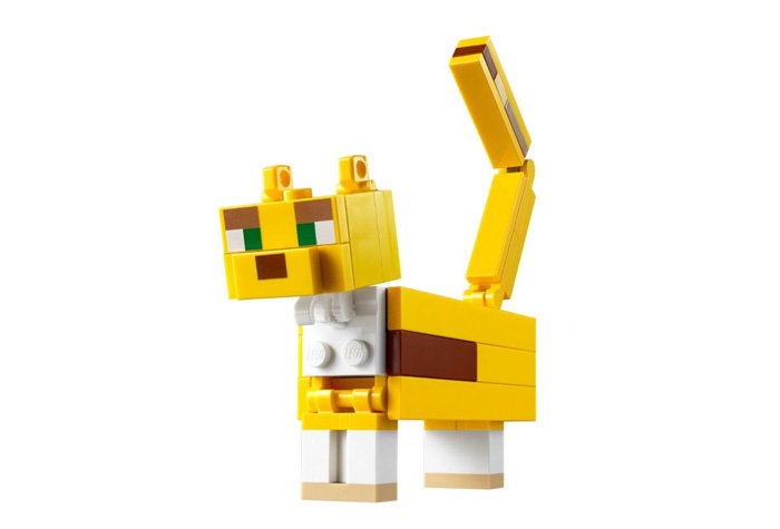Конструктор LARI аналог LEGO 21156 Крипер и Оцелот