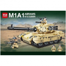 Конструктор minGDi Основной боевой танк M1A1 Abrams (2 в 1)