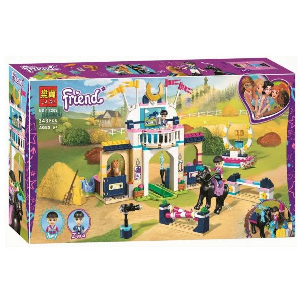 Конструктор LARI аналог Lego Friends 41367 Соревнования по конкуру