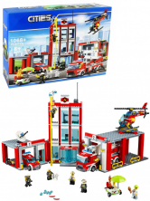 Конструктор аналог Lego City 60110 Пожарная часть