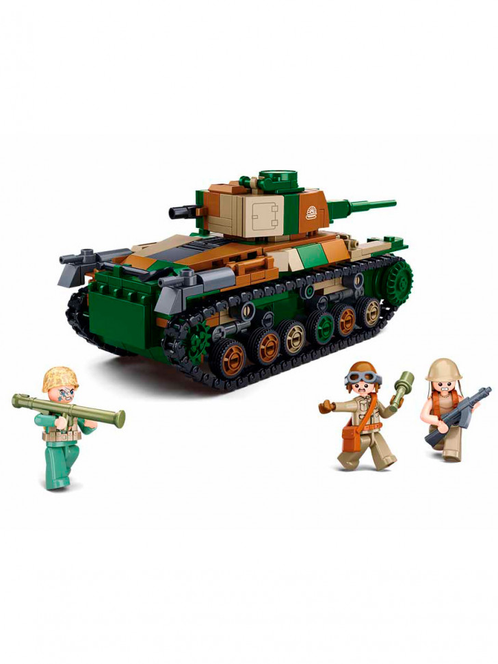 Конструктор Sluban Японский средний танк Type 97 (2 в 1)