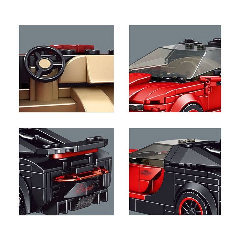 Конструктор Mould King Спорткар Bugatti Veyron