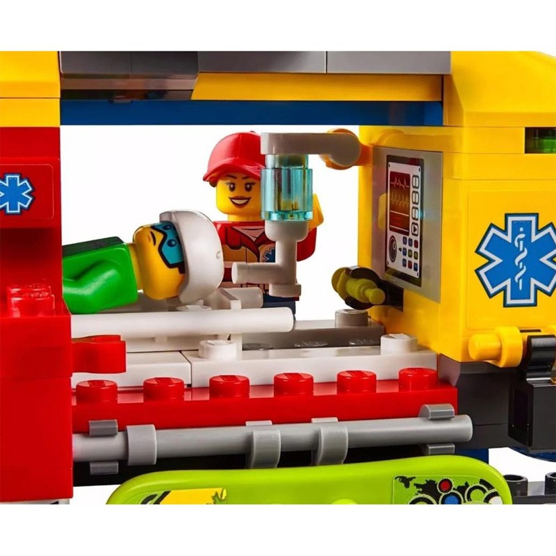 Конструктор аналог Lego City 60179 Вертолёт скорой помощи