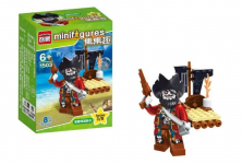 Минифигурка Enlighten Brick (серия 3/B) Пират-скелет