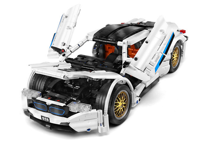 Конструктор Sembo Block Спорткар BMW i8 (масштаб 1:14)