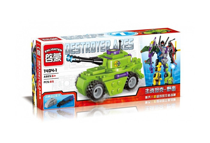 Конструктор Enlighten Brick Танк мини
