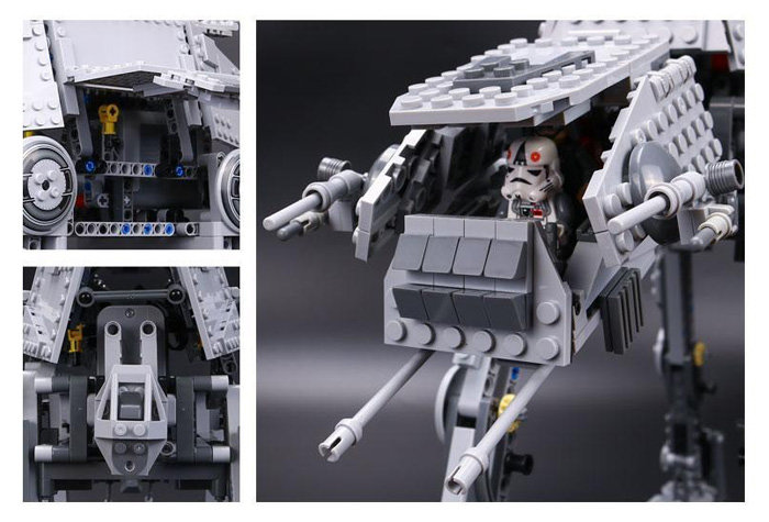 Конструктор Lion King (Lepin) аналог Lego Star Wars 10178 Моторизированный шагающий робот АТ-АТ