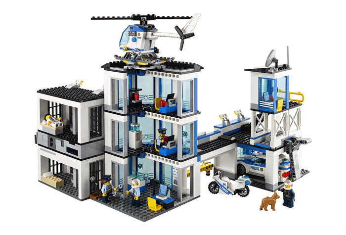 Конструктор аналог Lego City 60141 Полицейский участок
