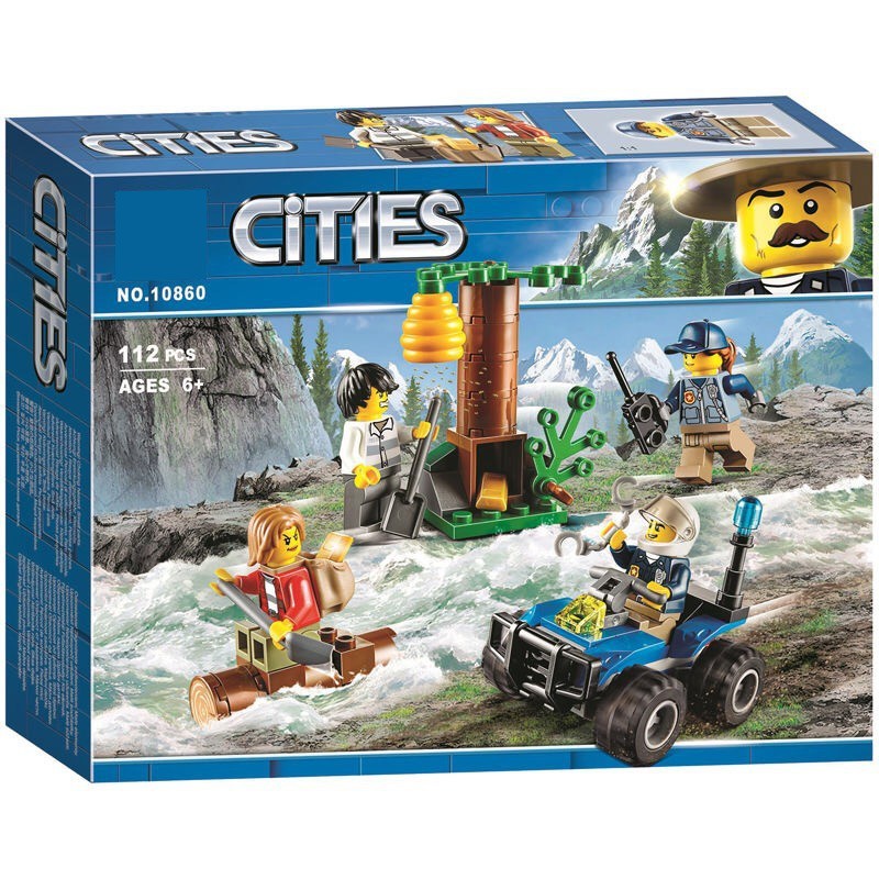 Конструктор Bela аналог Lego City 60171 Убежище в горах