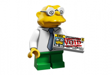 [без пакета] 71009-02 Hans Moleman - Коллекционная минифигурка Лего Симпсоны - серия 2 71009-02