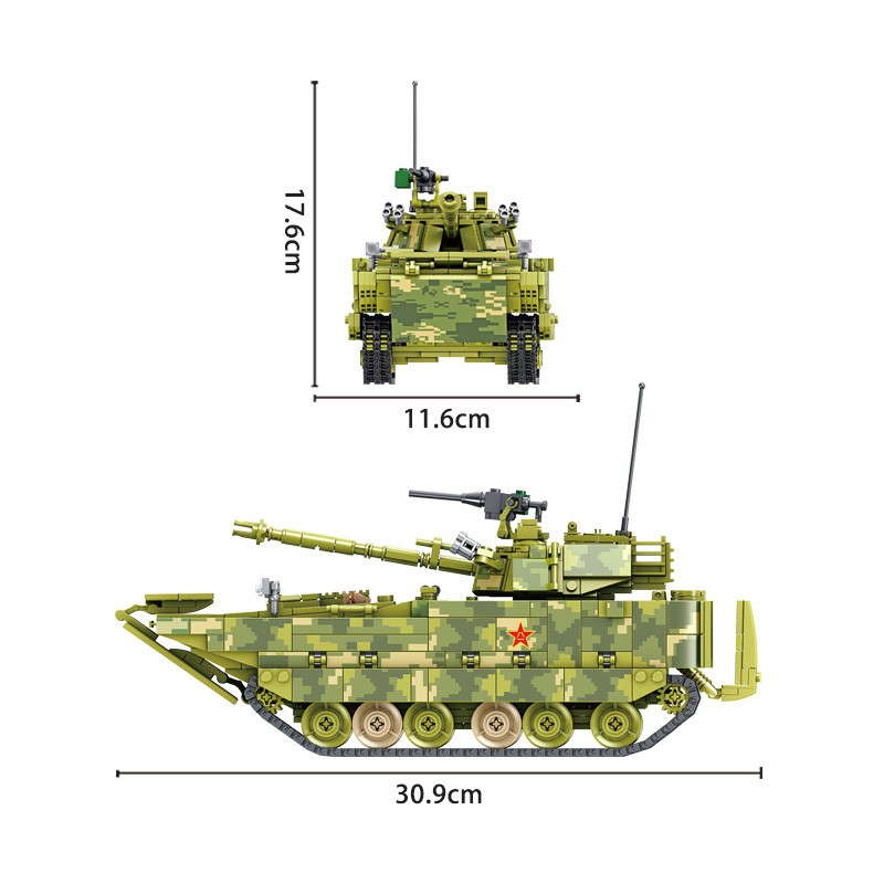 Конструктор Panlos Brick Боевая машина пехоты ZBD-05
