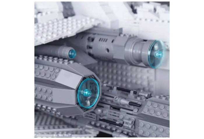 Конструктор King (Lepin) аналог Lego Star Wars 8039 Атакующий крейсер республиканцев класса Венатор