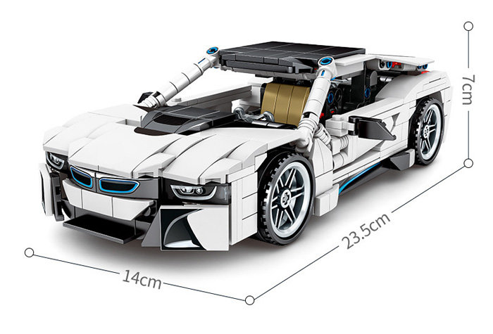 Конструктор Sembo Block Спорткар BMW i8