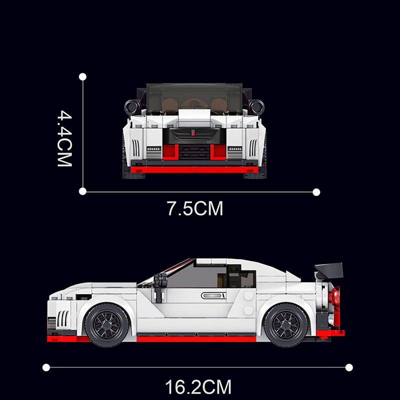 Конструктор Mould King Спорткар Nissan GT-R