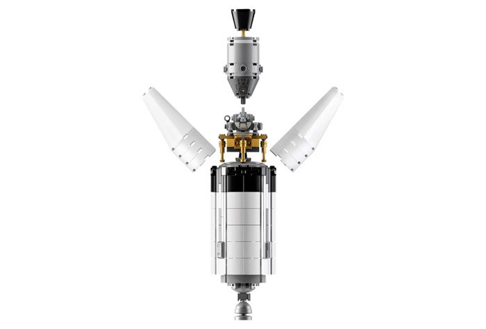 Конструктор Lion King аналог Lego Ideas 21309 Ракетно-космическая система НАСА «Сатурн-5-Аполлон»