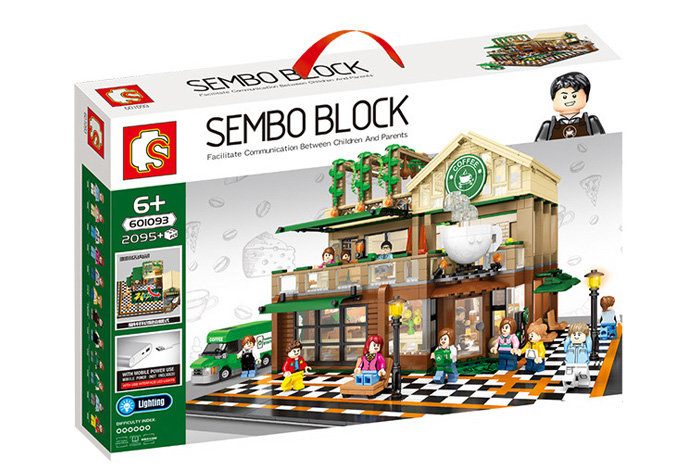 Конструктор Sembo Block Кофейня