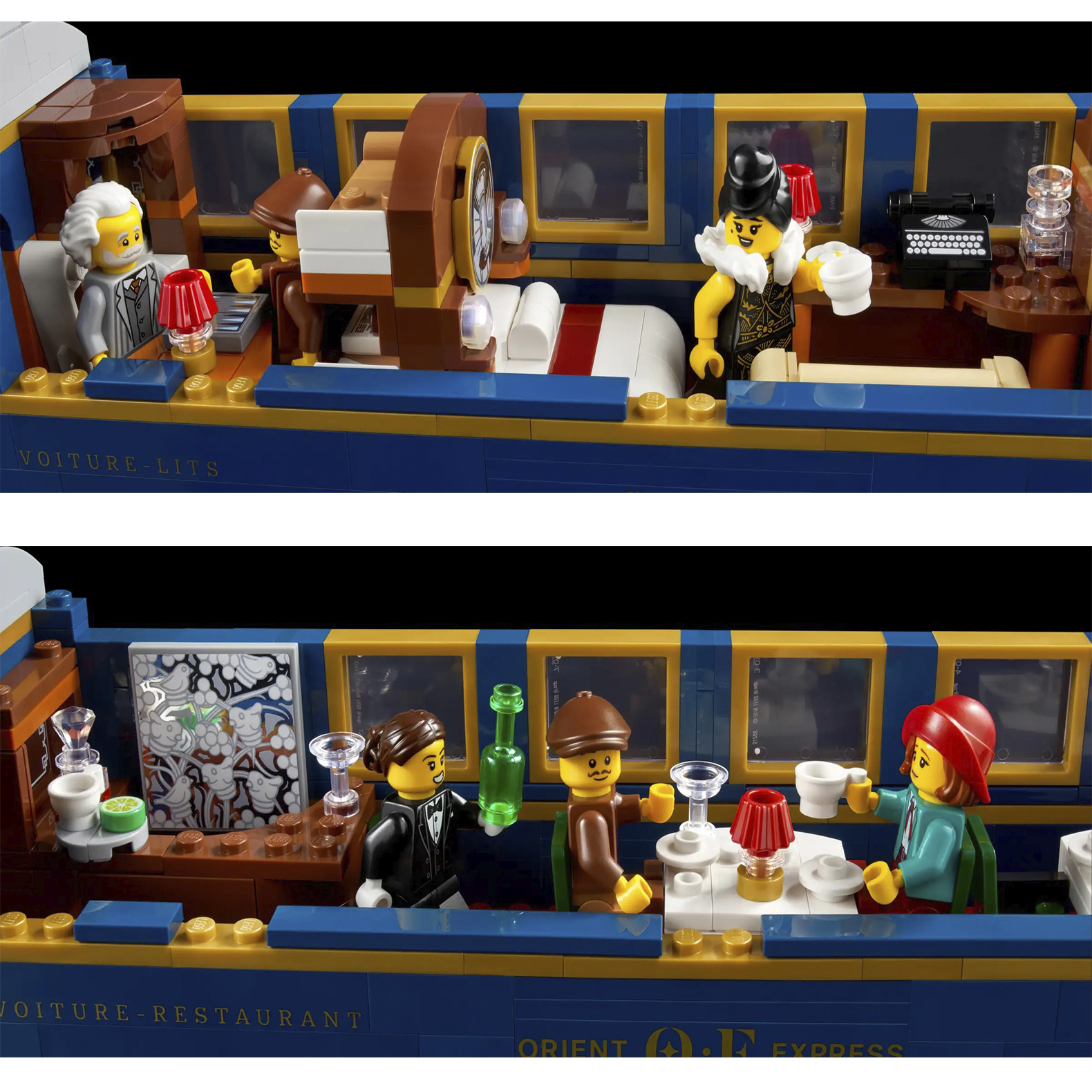 Конструктор поезд Восточный Экспресс 21344/62344 The Orient Express