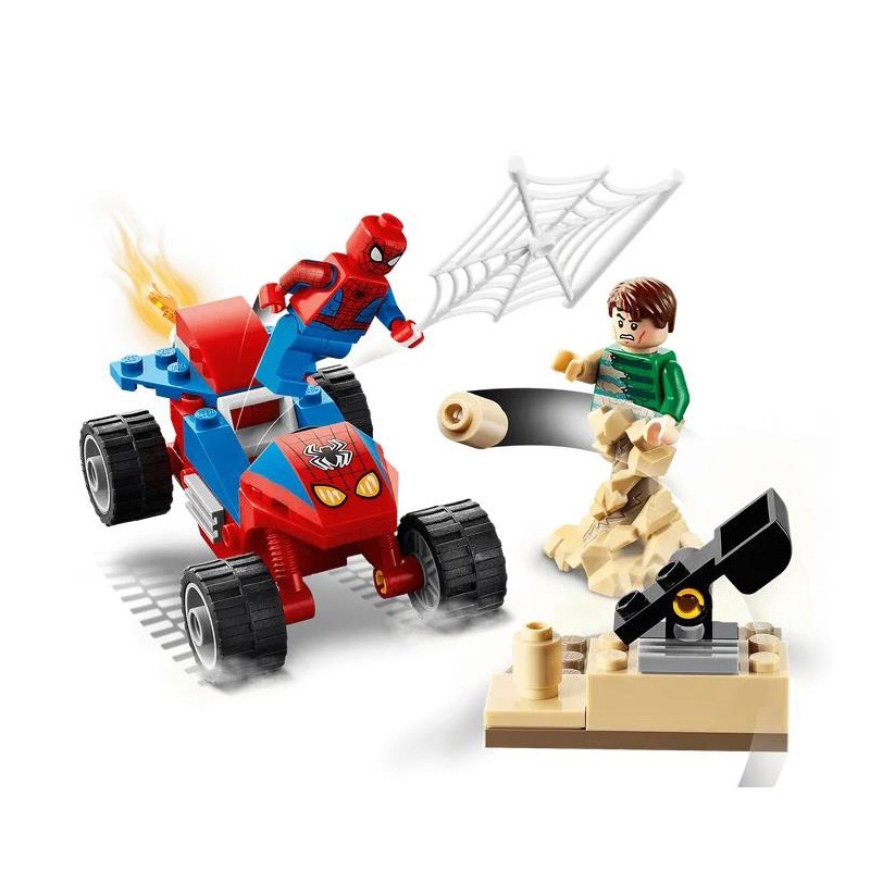 Конструктор аналог Lego Super Heroes 76172 Бой Человека-Паука с Песочным Человеком