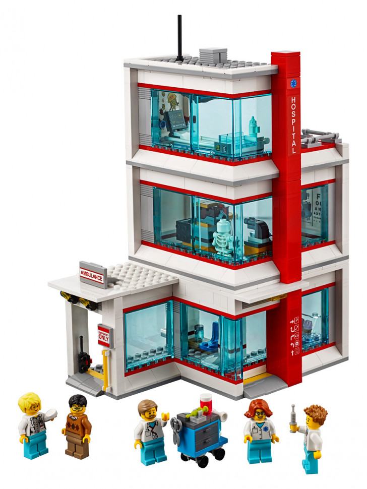 Конструктор аналог Lego City 60204 Городская больница