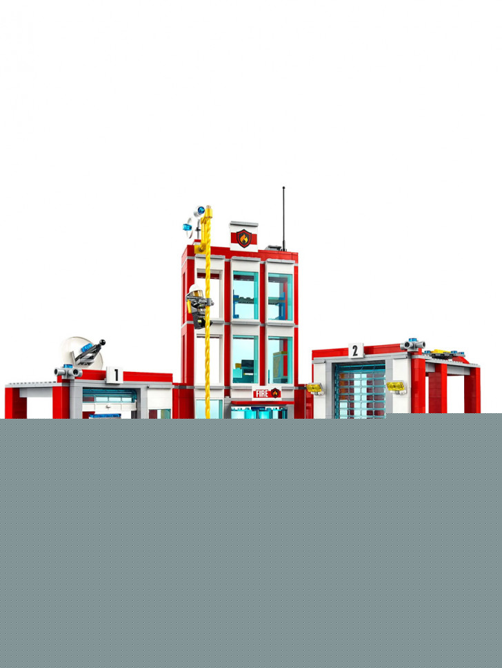 Конструктор аналог Lego City 60110 Пожарная часть