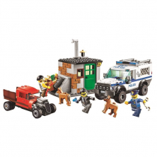 Конструктор аналог Lego City 60048 Полицейский отряд с собакой