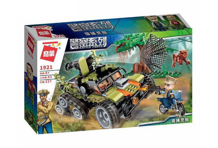 Конструктор Qman (Enlighten Brick) Перехват внедорожника
