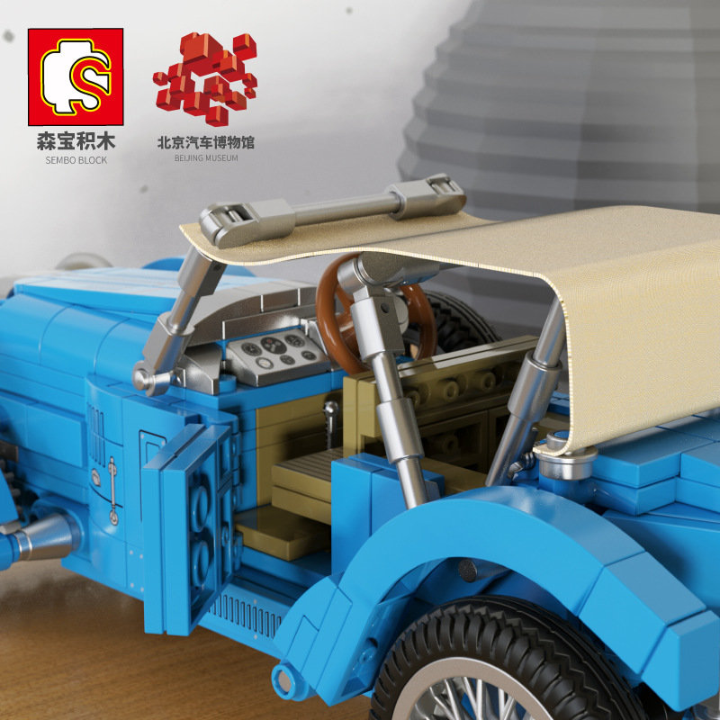 Конструктор Sembo Block Пекинский автомузей: Bugatti T38A