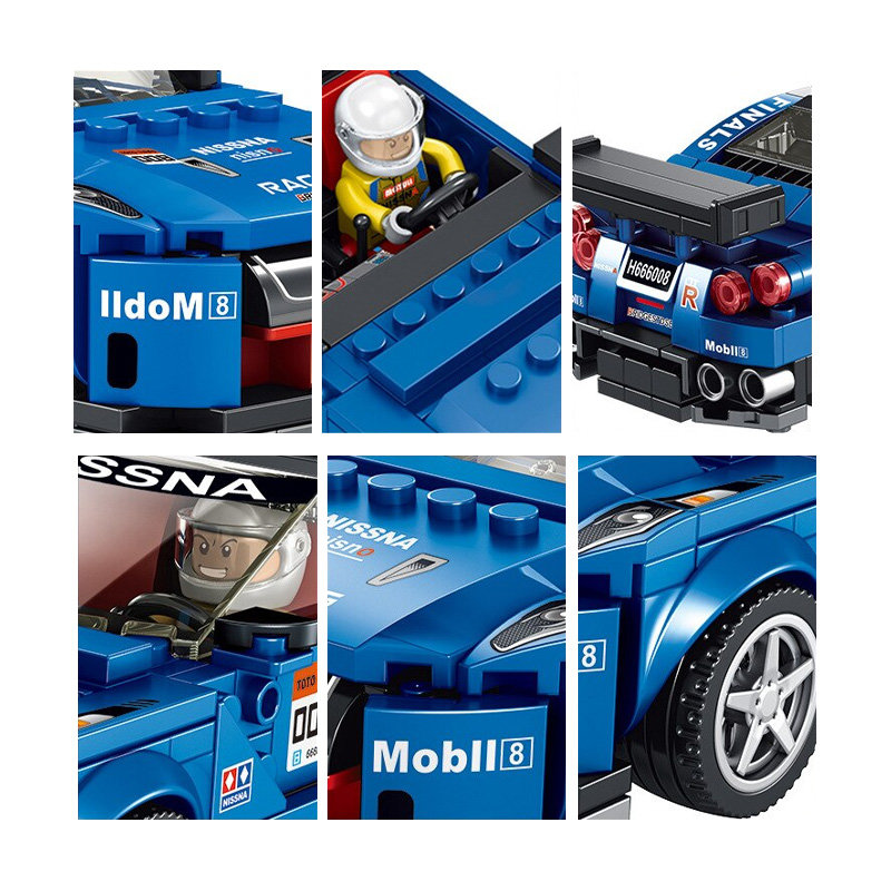 Конструктор Panlos Brick Спорткар Nissan GT-R NISMO