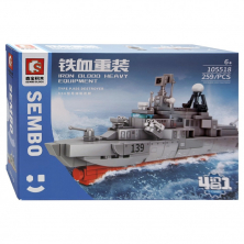 Конструктор Sembo Block Эскадренный миноносец проект 956 «САРЫЧ» (Type p.956 destroyer)