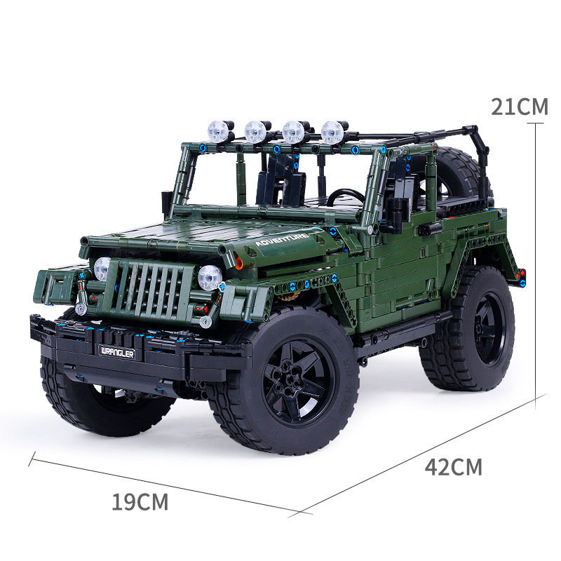 Конструктор Mould King Внедорожник Jeep Wrangler Rubicon «Хаки»