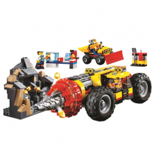 Конструктор аналог Lego City 60186 Тяжелый бур для горных работ