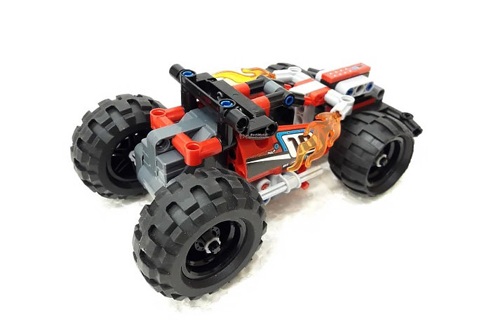 Конструктор аналог Lego Technic 42073 Красный гоночный автомобиль