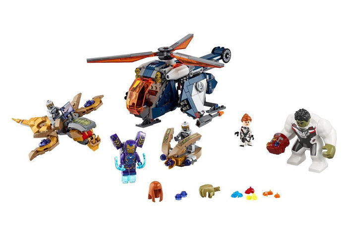 Конструктор LARI аналог Lego Marvel 76144 Мстители: Спасение Халка на вертолёте