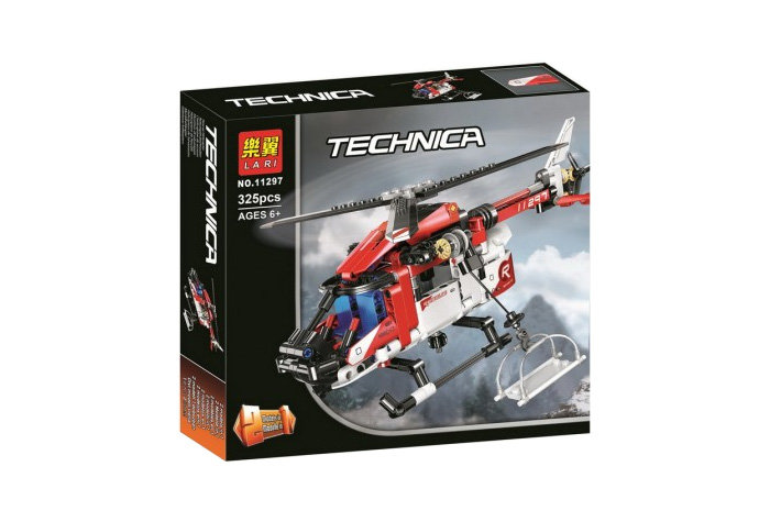 Конструктор LARI аналог LEGO 42092 Спасательный вертолёт
